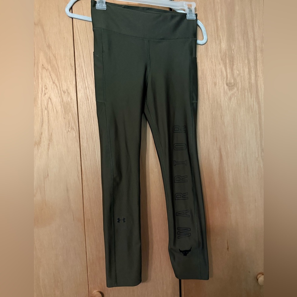 Under Armour Olive Green Warrior Leggings
